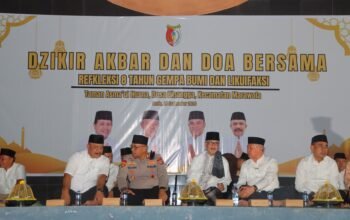 Kapolres Sigi Hadiri Dzikir Akbar Refleksi 8 Tahun Bencana 28 September 2018, Perkuat Ukhuwah dan Kebersamaan